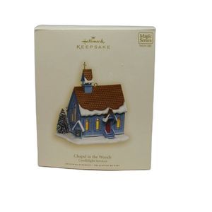 2007 Hallmark Christmas Ornament Chapel in the Woods New In Box Magic Series